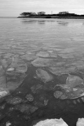 January 2013 lakeshore ice Chicago